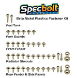 Specbolt Beta Nickel Wurks Body Hardware Kit