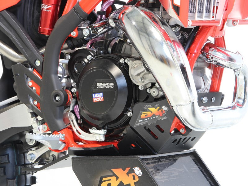AXP Racing Beta XTrainer (23) Xtrem Skid Plate with Linkage Guard Bla