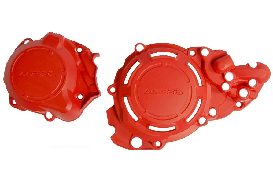 【本日限定価格】BB-X FIRE BLOOD C3000DXXG S Acerbis Beta 300|250 (18-) X-Power Engine Guard Set Red