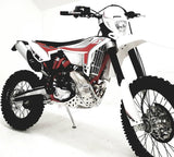 P-Tech Beta 300RR|250RR (20-22) Aluminum Skid Plate with Pipe Guard