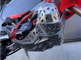 P-Tech Beta 300RR|RX|250RR (23-) Aluminum Skid Plate with Pipe Guard