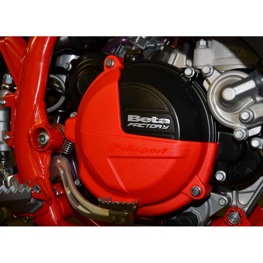 Polisport Beta 2-stroke Clutch Cover Guard Red – Sierra Motorcycle