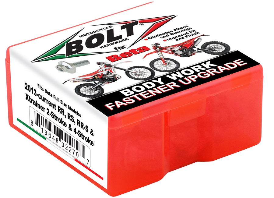 BOLT UPGRADE Fastener Kits for BETA BOLT UPGRADE Fastener Kits for BETA