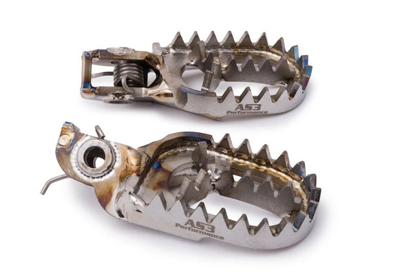 AS3 Performance Beta RX|RR|RR-S|RS (20-on) Titanium Footpegs