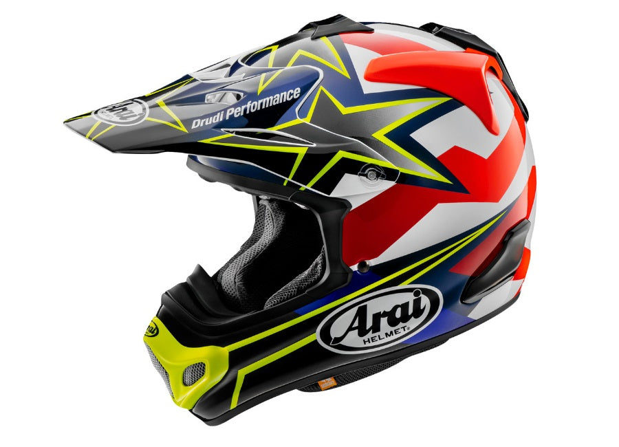 Arai VX-Pro4 Stars & Stripes Yellow Helmet – Sierra