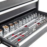 Bikemaster 3 Drawer Toolbox with 129 Piece Tool Set