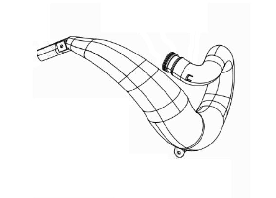 Beta 300RR|250RR (20-) Exhaust Pipe