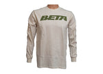 Beta Motorcycles 1990s Retro Natural Long-Sleeve T-Shirt