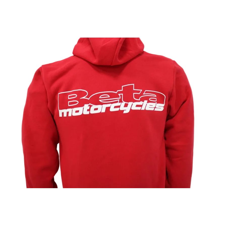 Beta Racing Zip Up Hoodie Red – Sierra Motorcycle Supply