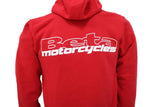 Beta Racing Zip Up Hoodie Red