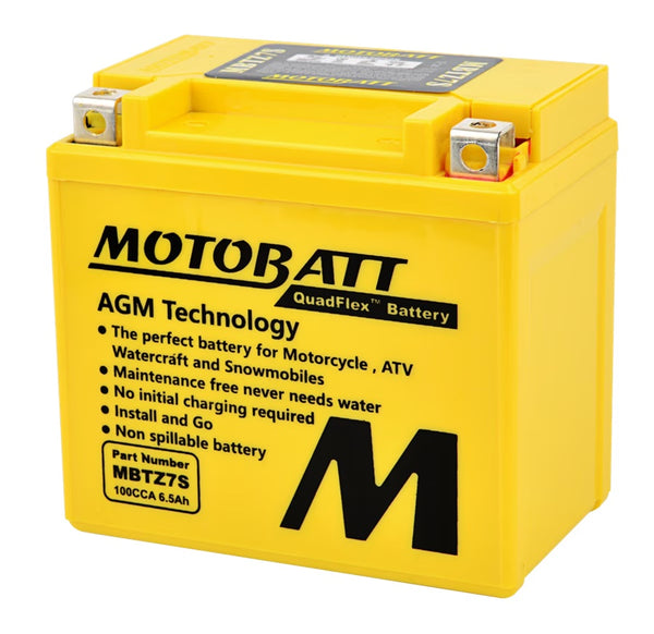 Motobatt MBTZ7S Quadflex AGM Battery