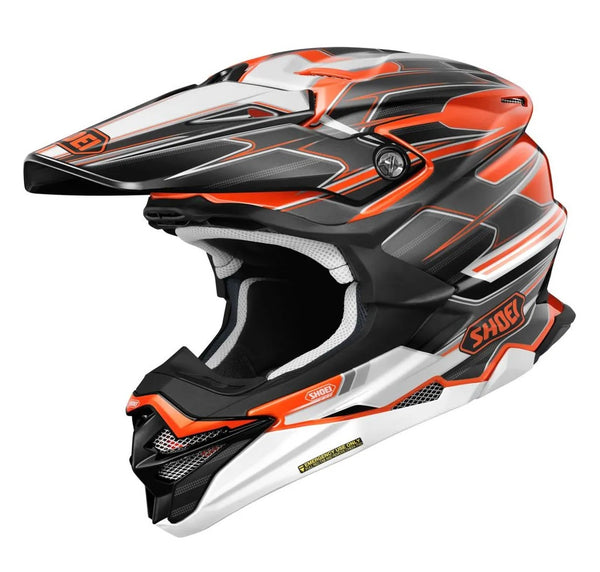 Shoei VFX-Evo Jammer Black/Orange/White Helmet – Sierra Motorcycle