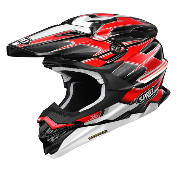helmet shoei vfx w red - VFX-EVO Jammer Dry Removable Liner System Shoei VFX-W Dissent off-road helmet