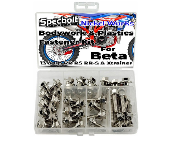 Specbolt Beta Nickel Wurks Body Hardware Kit