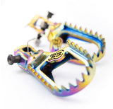 S3 Beta RX|RR|RR-S (20-on) Punk Titanium Footpegs Rainbow