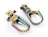 S3 Beta RX|RR|RR-S (20-on) Punk Titanium Footpegs Rainbow