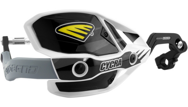 Cycra Ultra Probend CRM Handguard Kit - Black/White - NOS