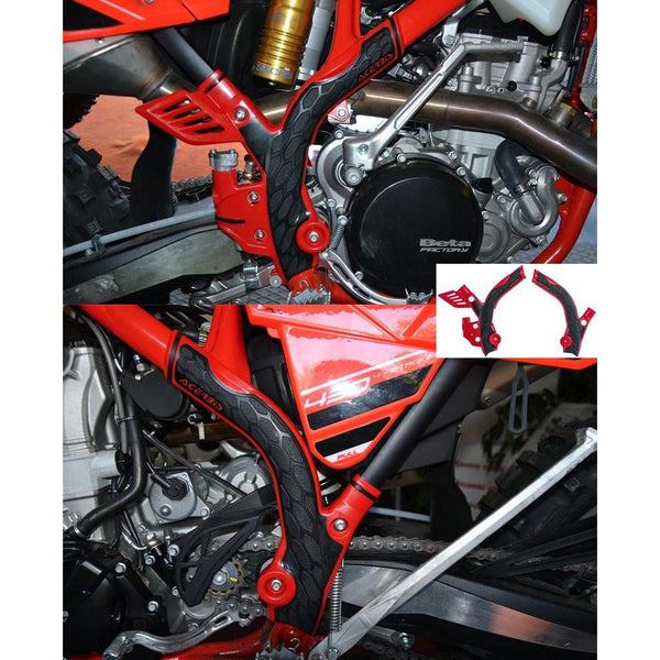 I X-Grip Frame Guards Red/Black Beta Acerbis Indent Only (22894.349...