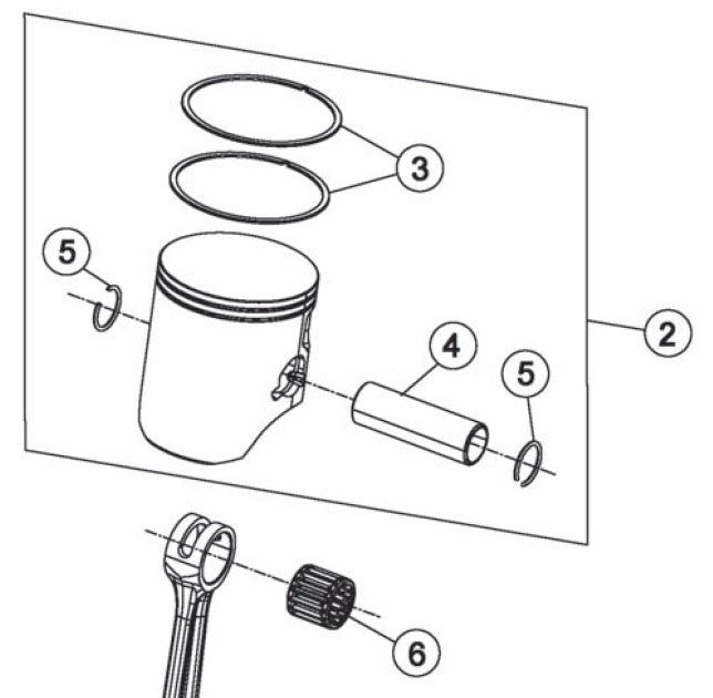 Beta OEM - '19-current 125RR Top Piston Bearing Beta OEM - '19-current 125RR Top Piston Bearing