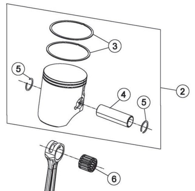 Beta OEM - '19-current 125RR Top Piston Bearing Beta OEM - '19-current 125RR Top Piston Bearing