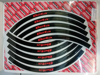 Beta Rim Decal Set Black