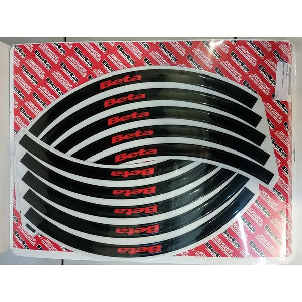 Beta Rim Stickers Beta Rim Decal Set Black – Sierra Motorcycle Supply