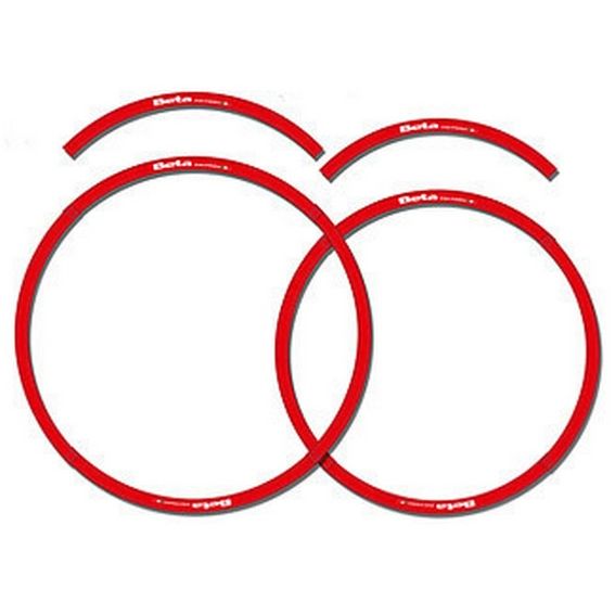Beta Rim Stickers Beta Rim Decal Set Red – Sierra Motorcycle Supply
