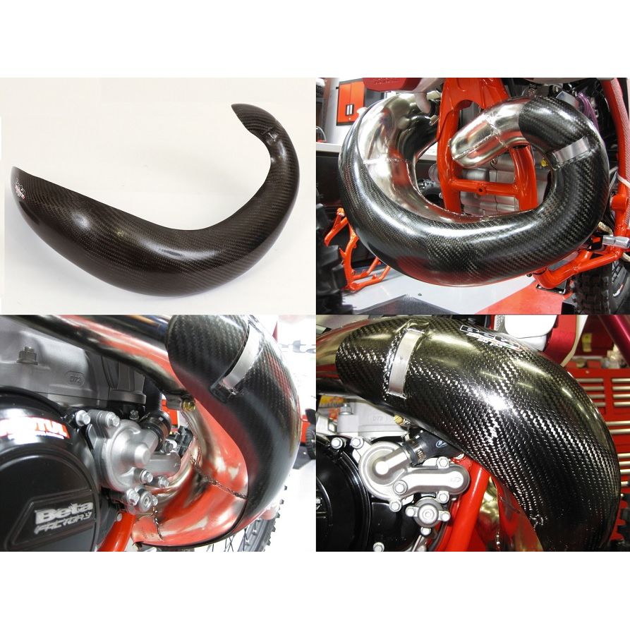 Beta 300RR|250RR (13-) CF Pipe Guard – Sierra Motorcycle Supply