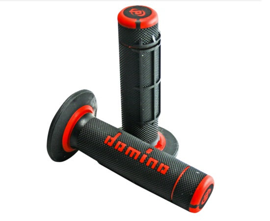 Domino Dually Black/Red Grips