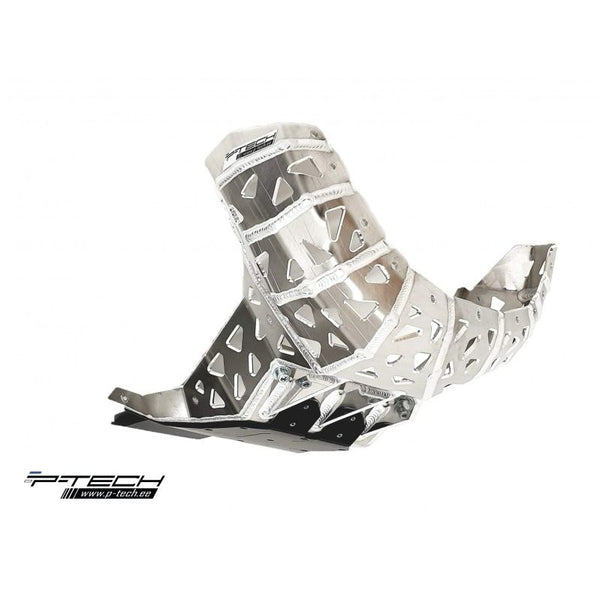 P-Tech Beta 300RR|RX|250RR (23-) Aluminum Skid Plate with Pipe & Linka ...